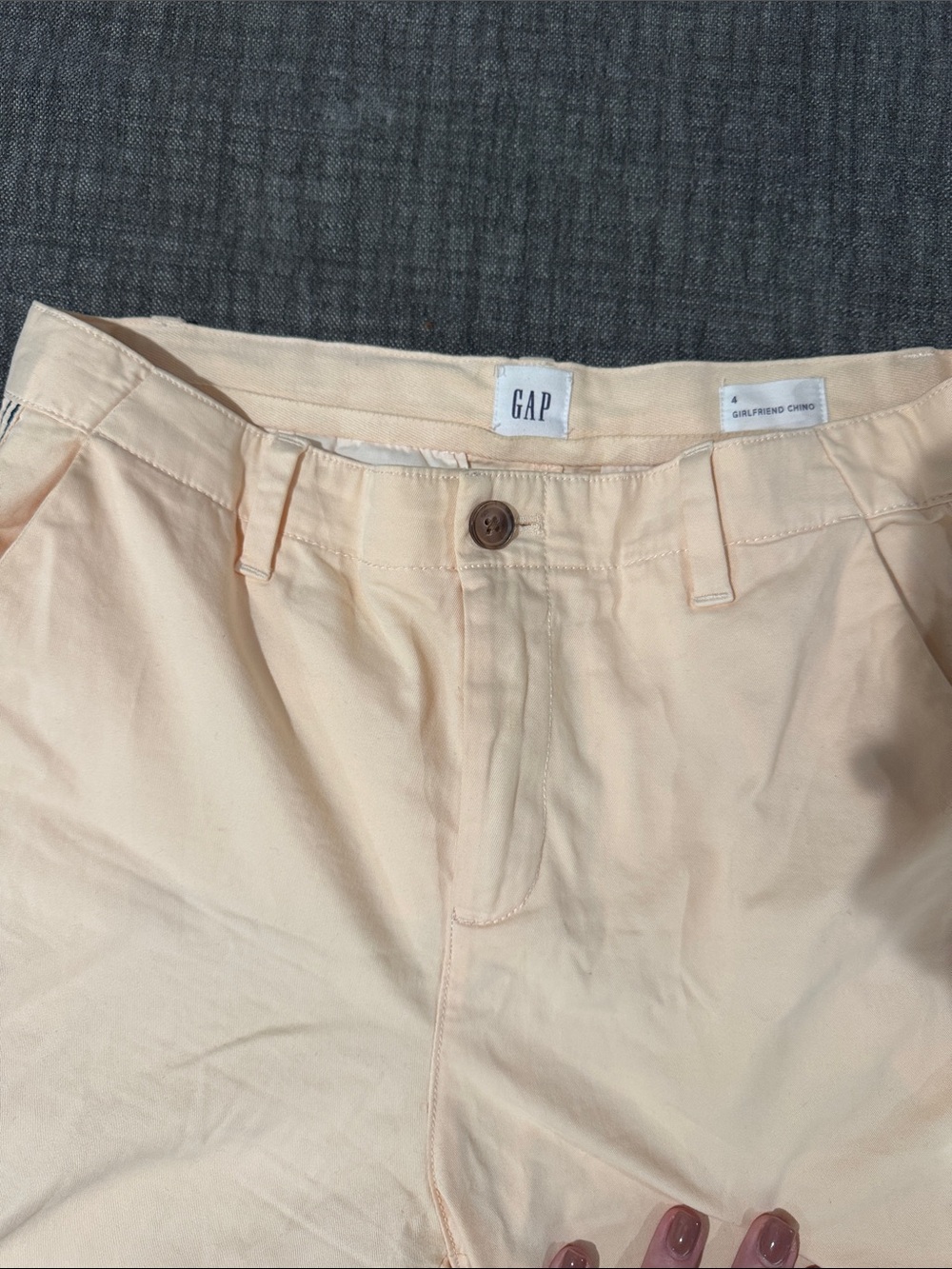 GAP Men's Pale Peach Chino Pants